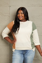 Load image into Gallery viewer, Sew In Love Full Size Tr-Color Pattern Long Sleeve
