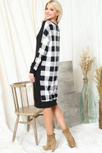Load image into Gallery viewer, Plaid BR Midi Dress
