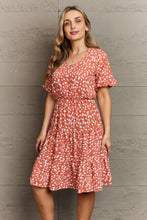 Load image into Gallery viewer, Hailey &amp; Co Positive Thoughts Printed Woven Ruffle Dress
