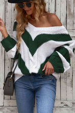 Load image into Gallery viewer, Chevron Tunic Sweater
