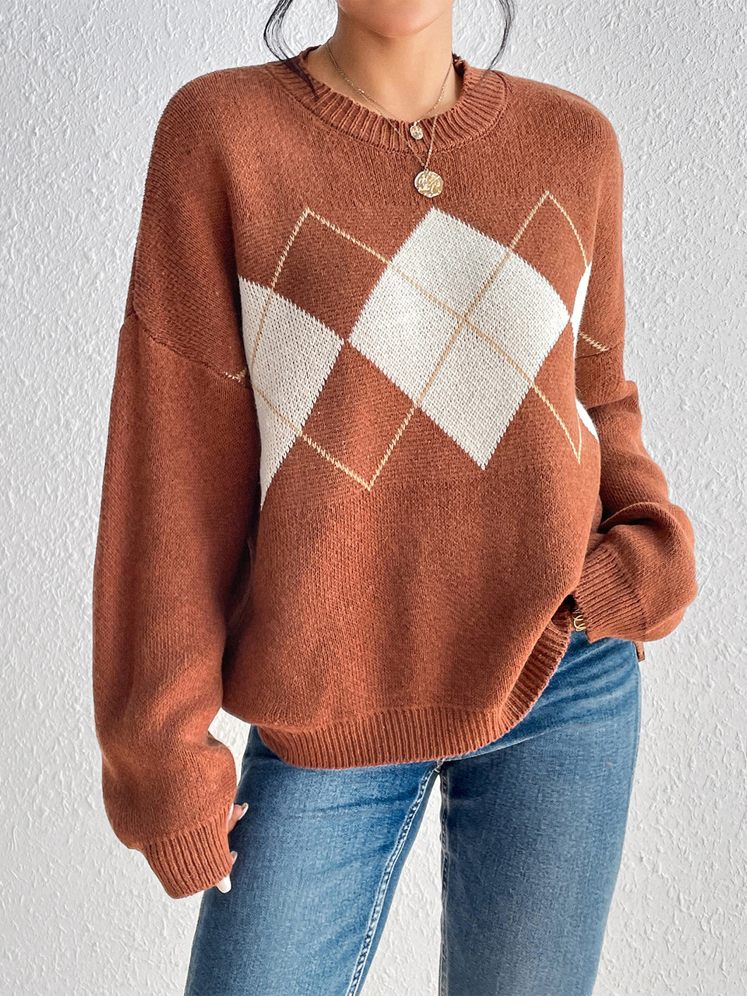 Class In Session Dropped Shoulder Sweater