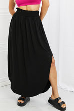 Load image into Gallery viewer, Zenana It&#39;s My Time Full Size Side Scoop Scrunch Skirt in Black
