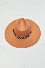 Load image into Gallery viewer, In The Wild Leopard Detail Fedora Hat
