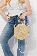Load image into Gallery viewer, Feeling Cute Rounded Rattan Handbag in Ivory
