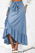 Load image into Gallery viewer, Blue Ruffle Skirt
