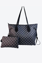 Load image into Gallery viewer, Checkered PVC Two-Piece Bag Set
