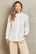 Load image into Gallery viewer, Petal Dew Take Me Out Lightweight Button Down Top
