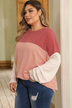 Load image into Gallery viewer, Color Block Long Sleeve Top
