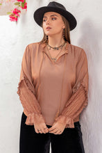 Load image into Gallery viewer, Lizzie Flounce Sleeve Blouse

