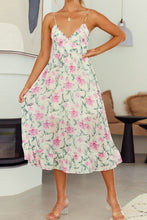 Load image into Gallery viewer, Floral Spaghetti Strap Midi Dress
