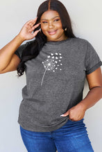 Load image into Gallery viewer, Simply Love Full Size Dandelion Heart Graphic Cotton T-Shirt
