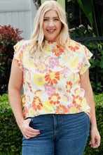 Load image into Gallery viewer, Floral Butterfly Sleeve Blouse
