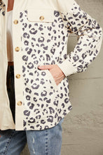 Load image into Gallery viewer, Double Take Leopard Print Pocketed Corduroy Jacket
