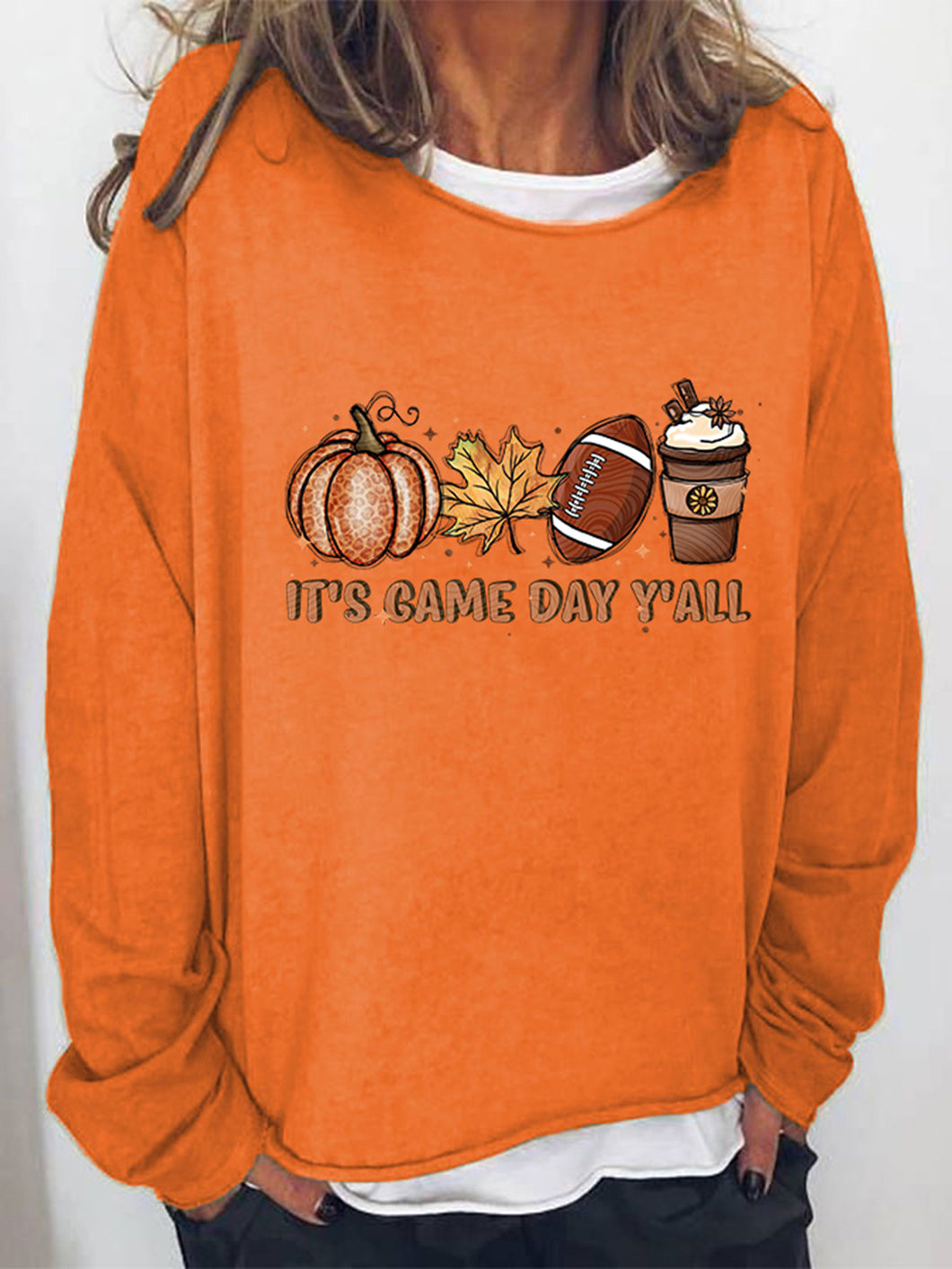 IT'S GAME DAY Y'ALL Graphic Sweatshirt