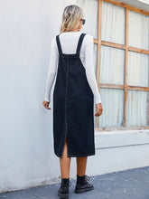 Load image into Gallery viewer, Happy within Denim  Dress with Pocket

