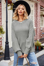 Load image into Gallery viewer, Ryla Lantern Sleeve Sweater
