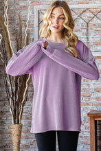 Load image into Gallery viewer, Lilac Drop Shoulder Blouse
