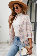 Load image into Gallery viewer, Fringe Detail Printed Poncho
