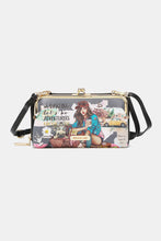 Load image into Gallery viewer, Nicole Lee USA Signature Kiss Lock Crossbody Wallet
