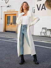 Load image into Gallery viewer, Collared Open Front Duster Cardigan
