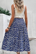 Load image into Gallery viewer, Ditsy Floral Slit High Waist Skirt
