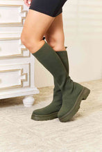 Load image into Gallery viewer, DIVA Knee High Platform Sock Boots

