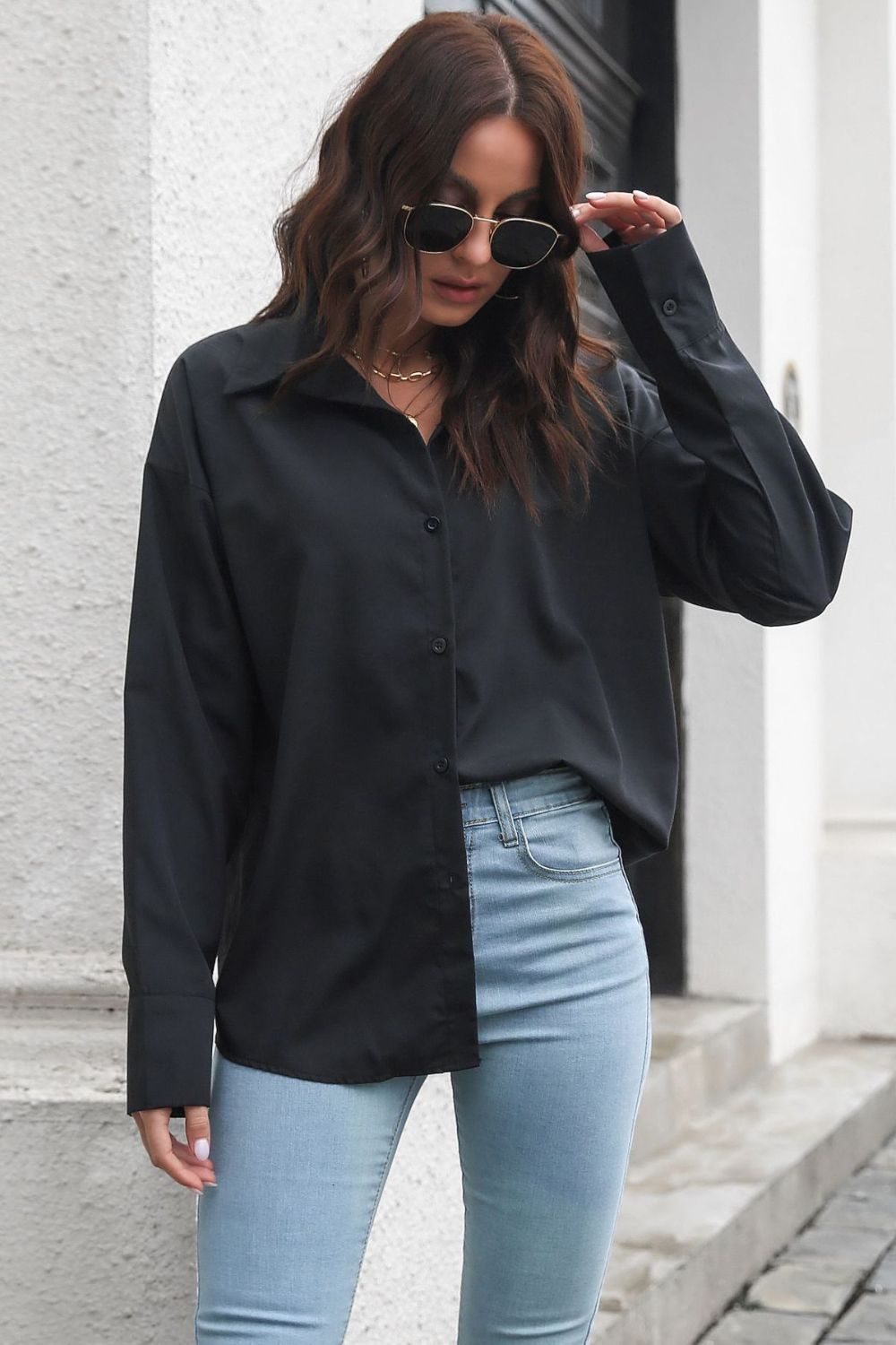 Kerry Dropped Shoulder Longline Shirt