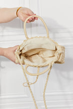 Load image into Gallery viewer, Feeling Cute Rounded Rattan Handbag in Ivory
