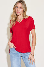 Load image into Gallery viewer, Basic Bae V-Neck High-Low T-Shirt
