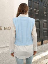Load image into Gallery viewer, Urban Style V-Neck Sweater Vest
