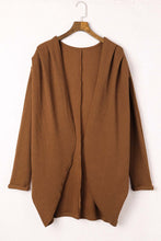 Load image into Gallery viewer, Pleated Detail Open Front Longline Cardigan
